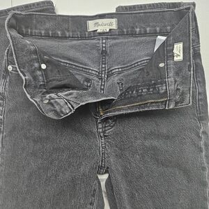 WOMEN'S MADEWELL THE PERFECT VINTAGE JEAN SIZE 25 FADED BLACK